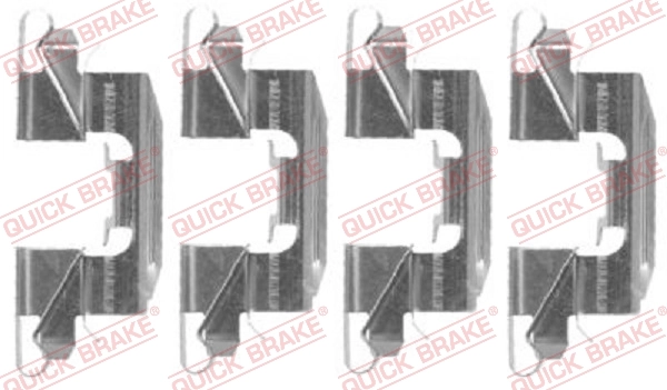 Accessory Kit, disc brake pad